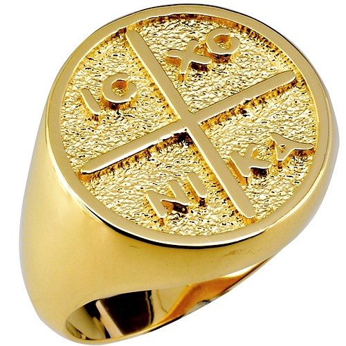 Χρυσό δαχτυλίδι κωνσταντινάτο Κ14