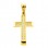 Χρυσός σταυρός Κ14 με ζιργκόν