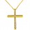 Χρυσός βαπτιστικός σταυρός Κ14 με αλυσίδα
