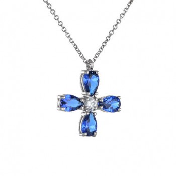 Λευκόχρυσος γυναικείος σταυρός Κ14 με αλυσίδα