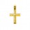 Χρυσός σταυρός Κ14 με ζιργκόν