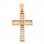 Σταυρός από ροζ χρυσό Κ14