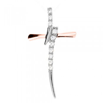Λευκόχρυσος σταυρός Κ14
