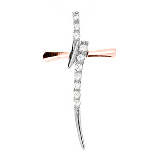 Λευκόχρυσος σταυρός Κ14