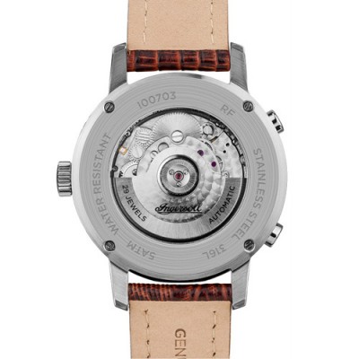 Αυτόματο ρολόι Ingersoll Grafton I00703 πολλαπλών ενδείξεων με καφέ λουράκι 