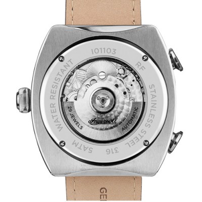 Αυτόματο ρολόι INGERSOLL MICHIGAN I01103 με καφέ λουράκι