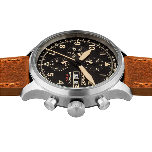 Ανδρικό ρολόι INGERSOLL Bateman Automatic Brown Leather Strap I01902