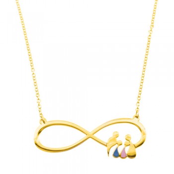 Χρυσό κολιέ οικογένεια Κ9