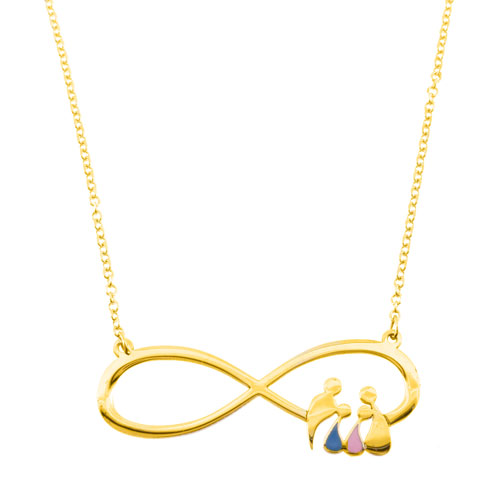 Χρυσό κολιέ οικογένεια Κ9