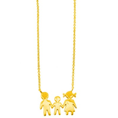 Χρυσό κολιέ οικογένεια Κ14