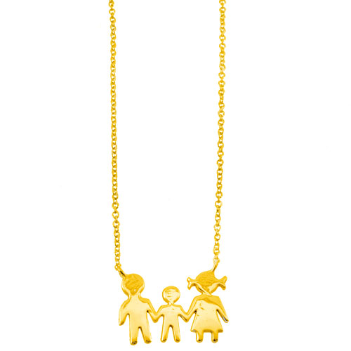 Χρυσό κολιέ οικογένεια Κ14