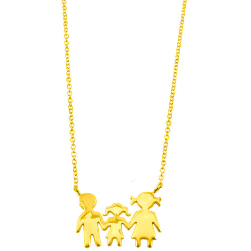 Χρυσό κολιέ οικογένεια Κ14