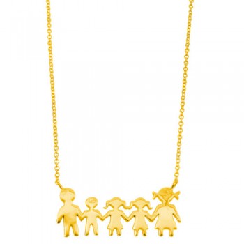 Χρυσό κολιέ οικογένεια Κ14