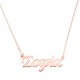 Κολιέ όνομα από ροζ χρυσό Κ9