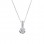 Λευκόχρυσο κολιέ Κ14 με ζιργκόν