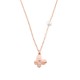 Κολιέ πεταλούδα από ροζ χρυσό Κ14