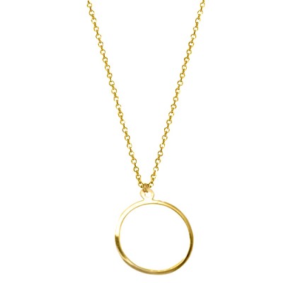 Κύκλος χρυσό κολιέ Κ14