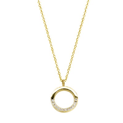 Χρυσό κολιέ κύκλος Κ14