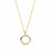 Χρυσό κολιέ κύκλος Κ14