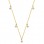 Χρυσό κολιέ Κ14 με σταγόνες