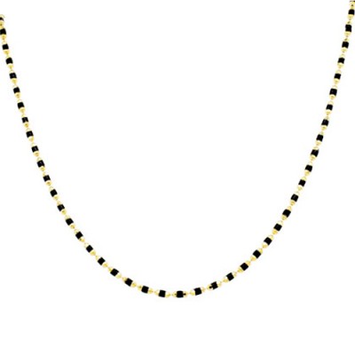 Χρυσό κολιέ αλυσίδα Κ14 με σμάλτο