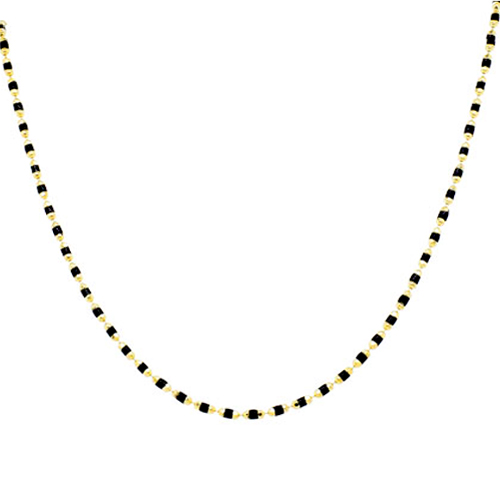 Χρυσό κολιέ αλυσίδα Κ14 με σμάλτο