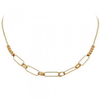 Χρυσό χειροποίητο κολιέ Κ14