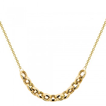 Χρυσό κολιέ αλυσίδα Κ14