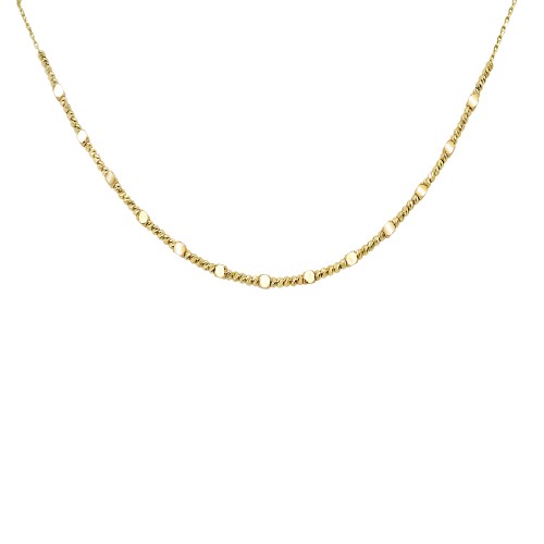 Χρυσό κολιέ αλυσίδα Κ14