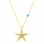 Χρυσό κολιέ αστερίας Κ14