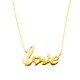 Χρυσό κολιέ love Κ14
