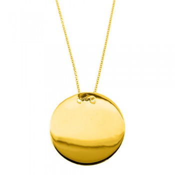 Χρυσό κολιέ κύκλος Κ14