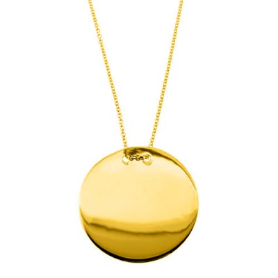 Χρυσό κολιέ κύκλος Κ14