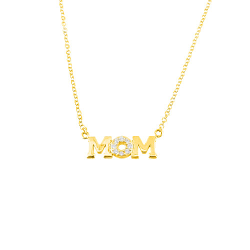 Χρυσό κολιέ mom Κ14