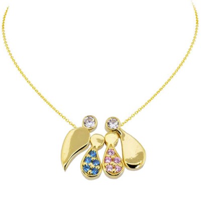 Χρυσό κολιέ οικογένεια Κ14