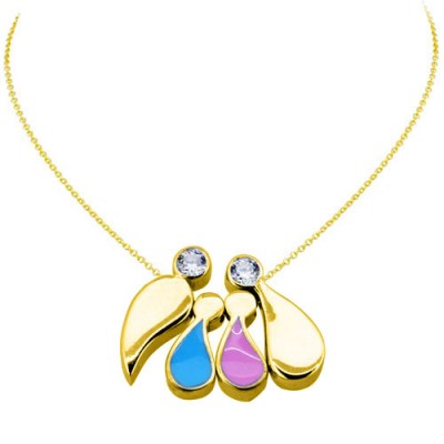 Χρυσό κολιέ οικογένεια Κ14