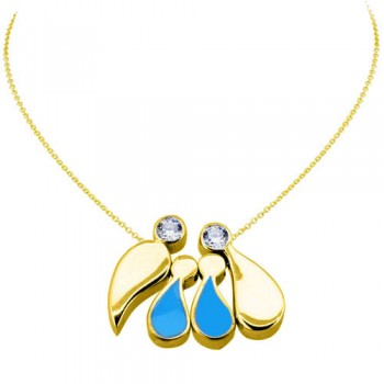 Χρυσό κολιέ οικογένεια Κ14