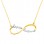 Χρυσό κολιέ άπειρο-ονόματα Κ9