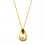 Χρυσό κολιέ σταγόνα Κ14 με μαργαριτάρι