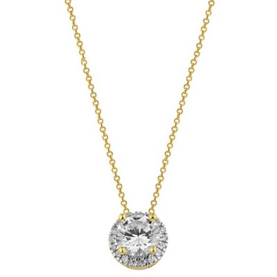 Χρυσό κολιέ ροζέτα Κ14