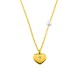 Χρυσό κολιέ καρδιά Κ14