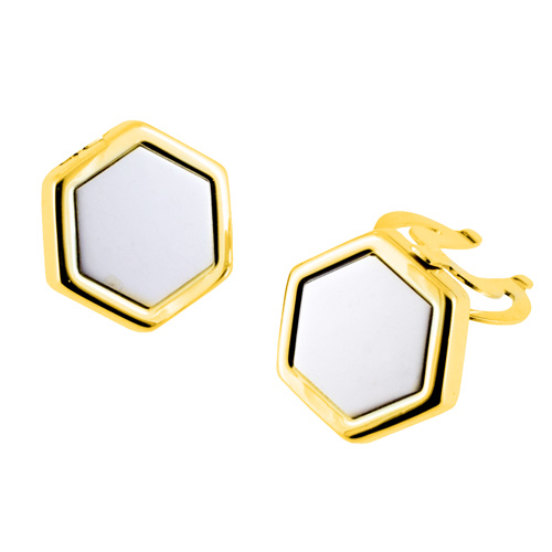 Χρυσά μανικετόκουμπα Κ14