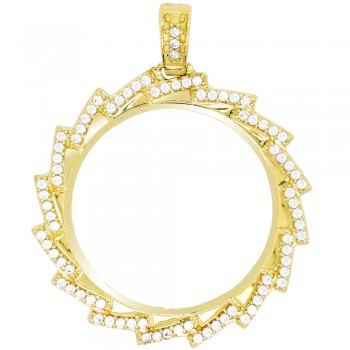 Χρυσό μενταγιόν Κ14 για λίρα