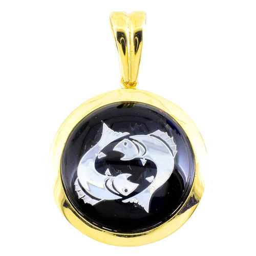 Χρυσός αστερισμός "Ιχθύες" Κ14