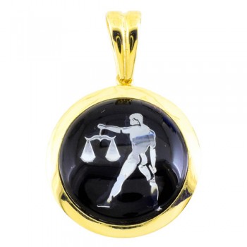 Χρυσός αστερισμός "Ζυγός" Κ14