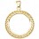 Χρυσό χειροποίητο μενταγιόν Κ14 για λίρα