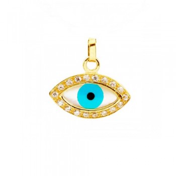 Χρυσό μενταγιόν ''ματάκι'' Κ14