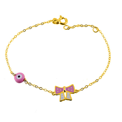 Χρυσό παιδικό βραχιόλι Κ14