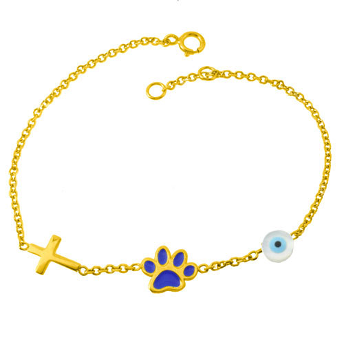 Χρυσό παιδικό βραχιόλι Κ9