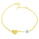 Χρυσό παιδικό βραχιόλι Κ9
